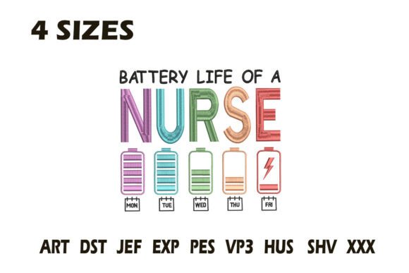 Battery Life Nurse Embroidery: A Designer’s Review