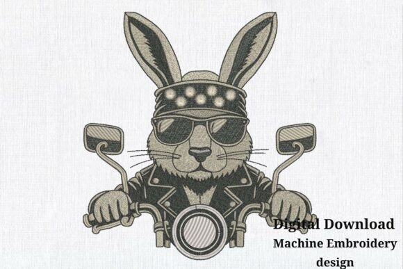 Biker Bunny Embroidery: A Designer’s Review