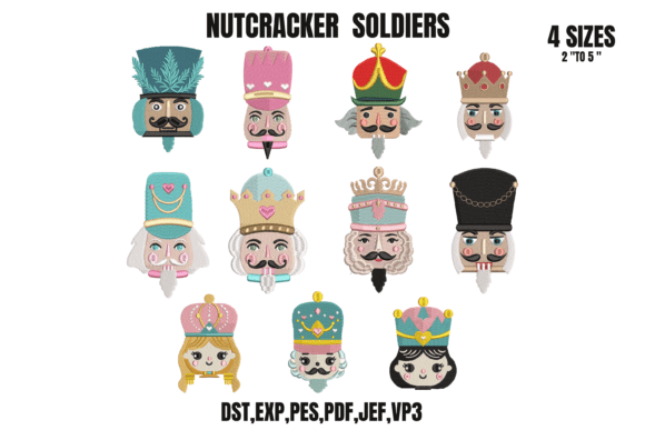 Review: 11 Nutcracker Head Embroidery Bundle