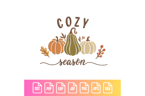 Review: Cozy Season Pumpkin Embroidery for Fall