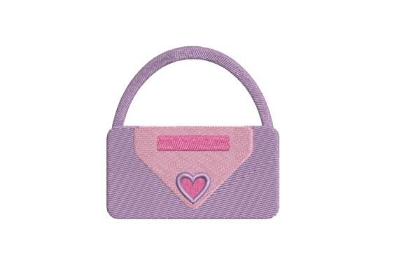 Review: Cute Purse with Heart Embroidery Design
