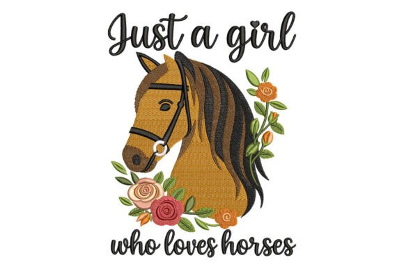 Review: Just a Girl Who Loves Horses Embroidery