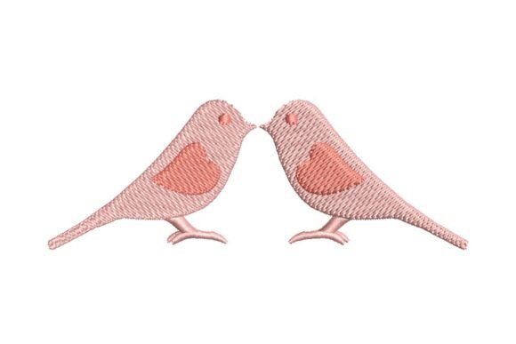 Review: Lovebirds with Heart Wings Embroidery Design