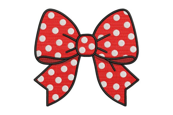 Review: Red Polka Dot Bow Embroidery for Makers