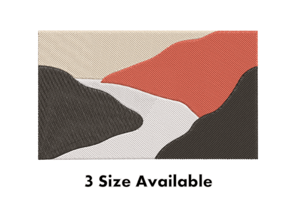 Reviewing Abstract Mountain River Embroidery for Boutique Sweatshirts