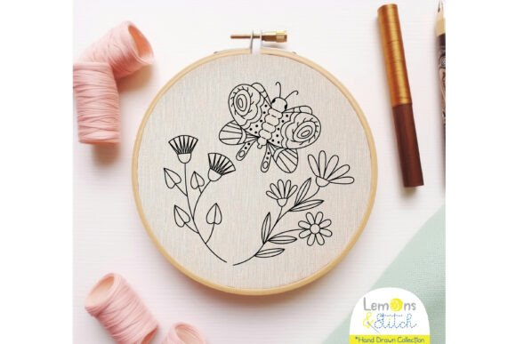 Reviewing Butterfly Embroidery Wild Flowers for Real Projects
