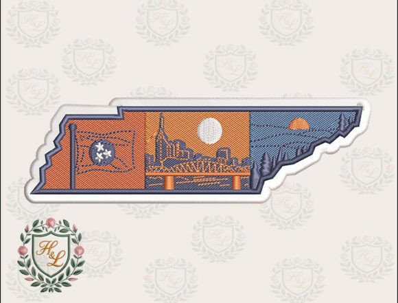 Reviewing Layers of Tennessee Embroidery Files