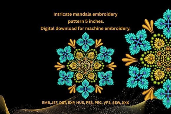 Reviewing the 5-Inch Mandala Machine Embroidery Design