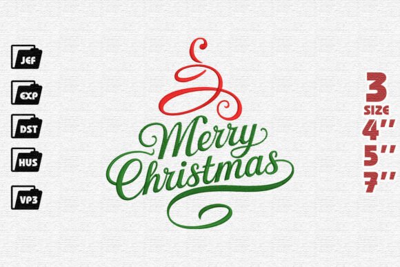 Reviewing the Festive Swirl Christmas Embroidery File