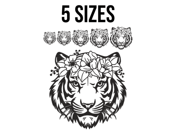 Reviewing the Floral Tiger Embroidery Design